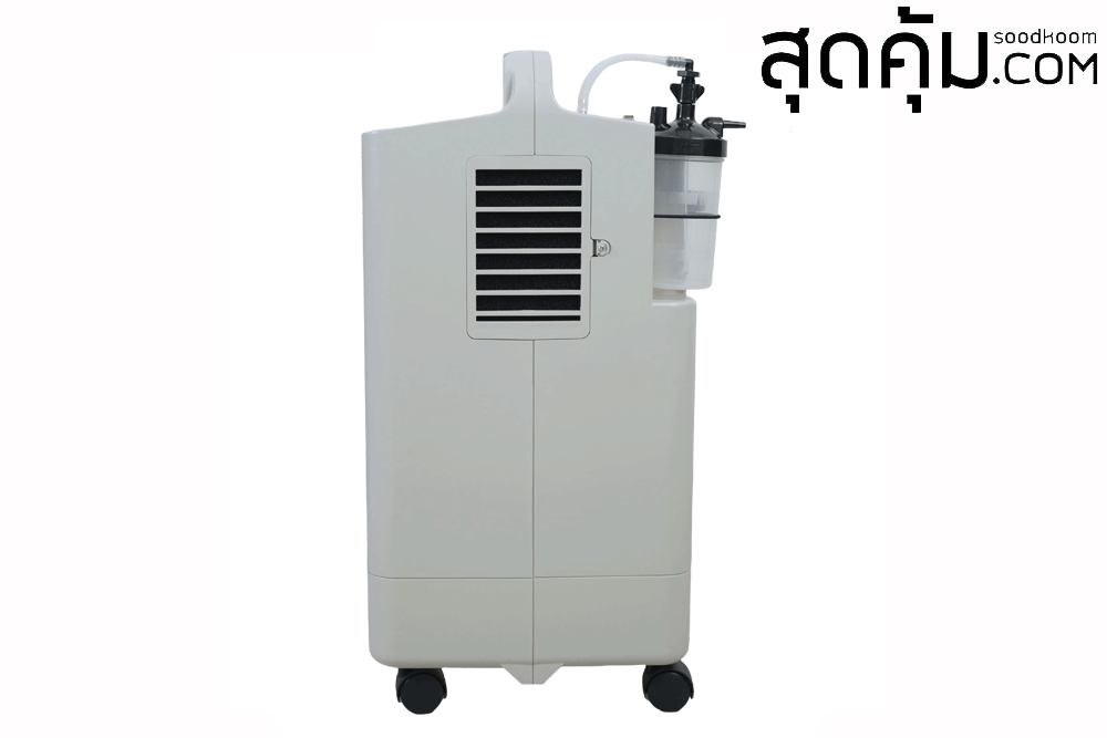 เครื่องผลิตออกซิเจน LONGFIAN รุ่น JAY-5BW ขนาด 5 ลิตร สามารถพ่นยาได้ กำลังไฟ 540 วัตต์ น้ำหนัก 22 กิโลกรัม